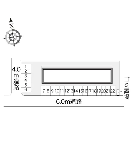 ★手数料０円★新発田市豊町４丁目　月極駐車場（LP）